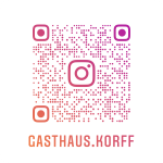 QR-Code instagram Gasthaus Korff